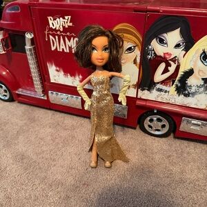 VINTAGE Y2K Rare Collectable 2007 MGA Bratz The Movie Yasmin Doll (AS IS)